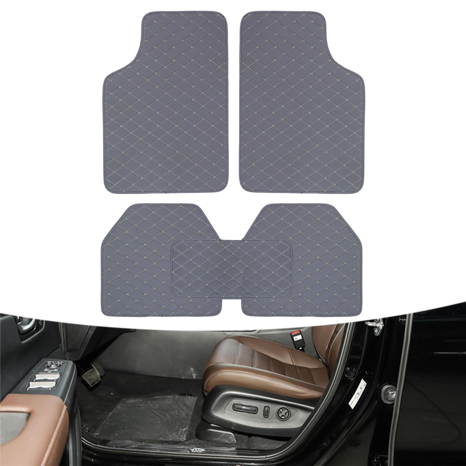 

5 штук Автомобільні килимки передні та задні Легка збірка Захисник підніжок для вантажівки сірий колір