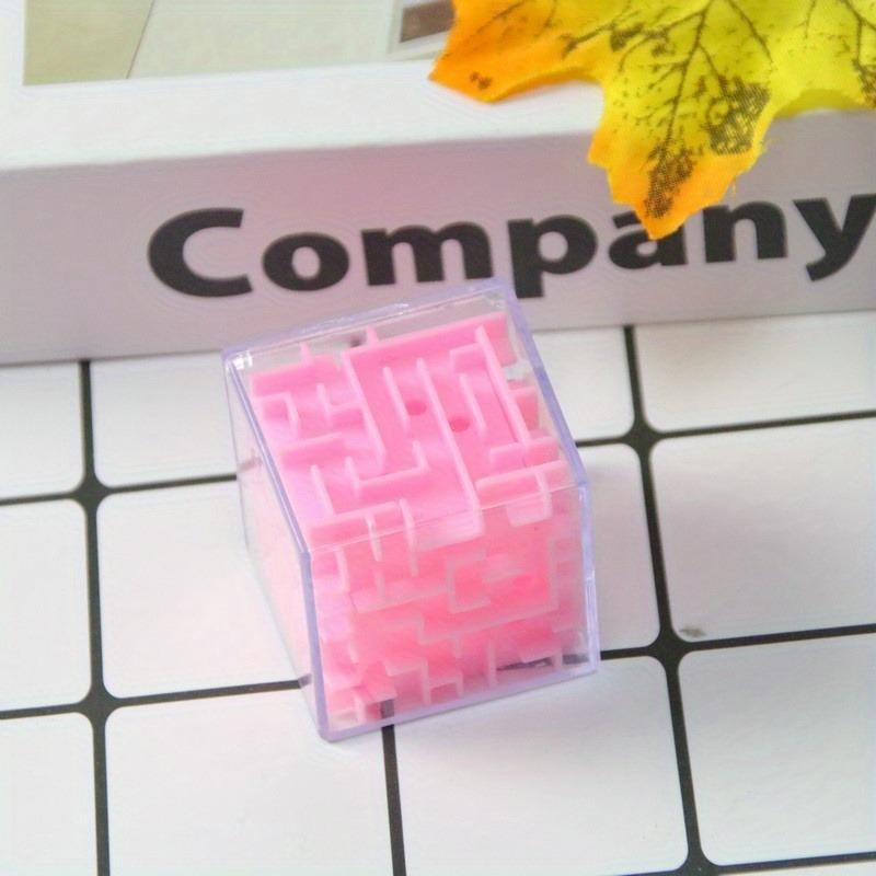 1Pcs 3D Maze Magic Cube Toys Six-sided Brain Developing Educational Toy Labyrinth Ball Toys Magical Maze Ball Game