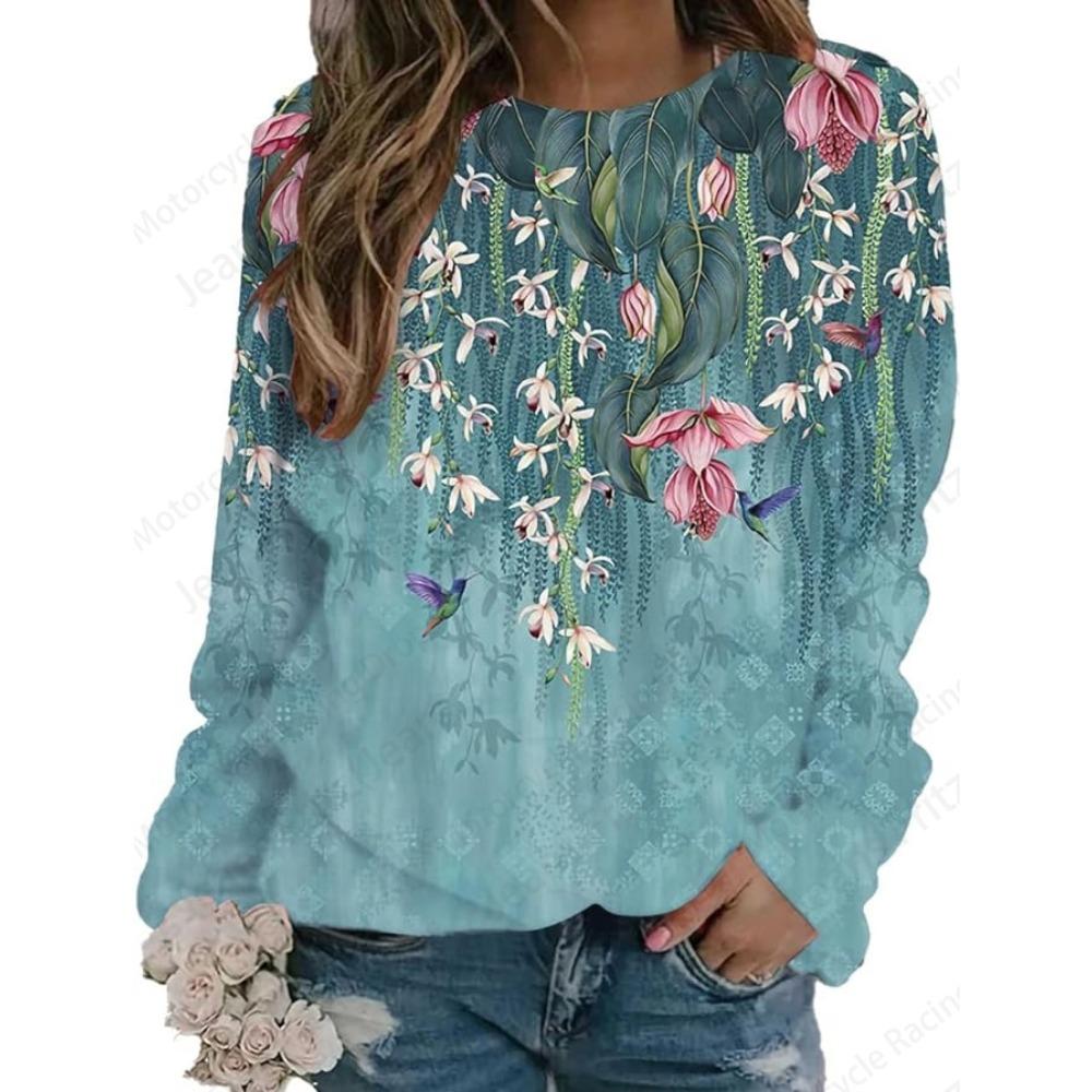 Women Fashion Crewneck Oversized Hoodies Women Sweats Streetwear Coat Clothes Female Sweatshirt