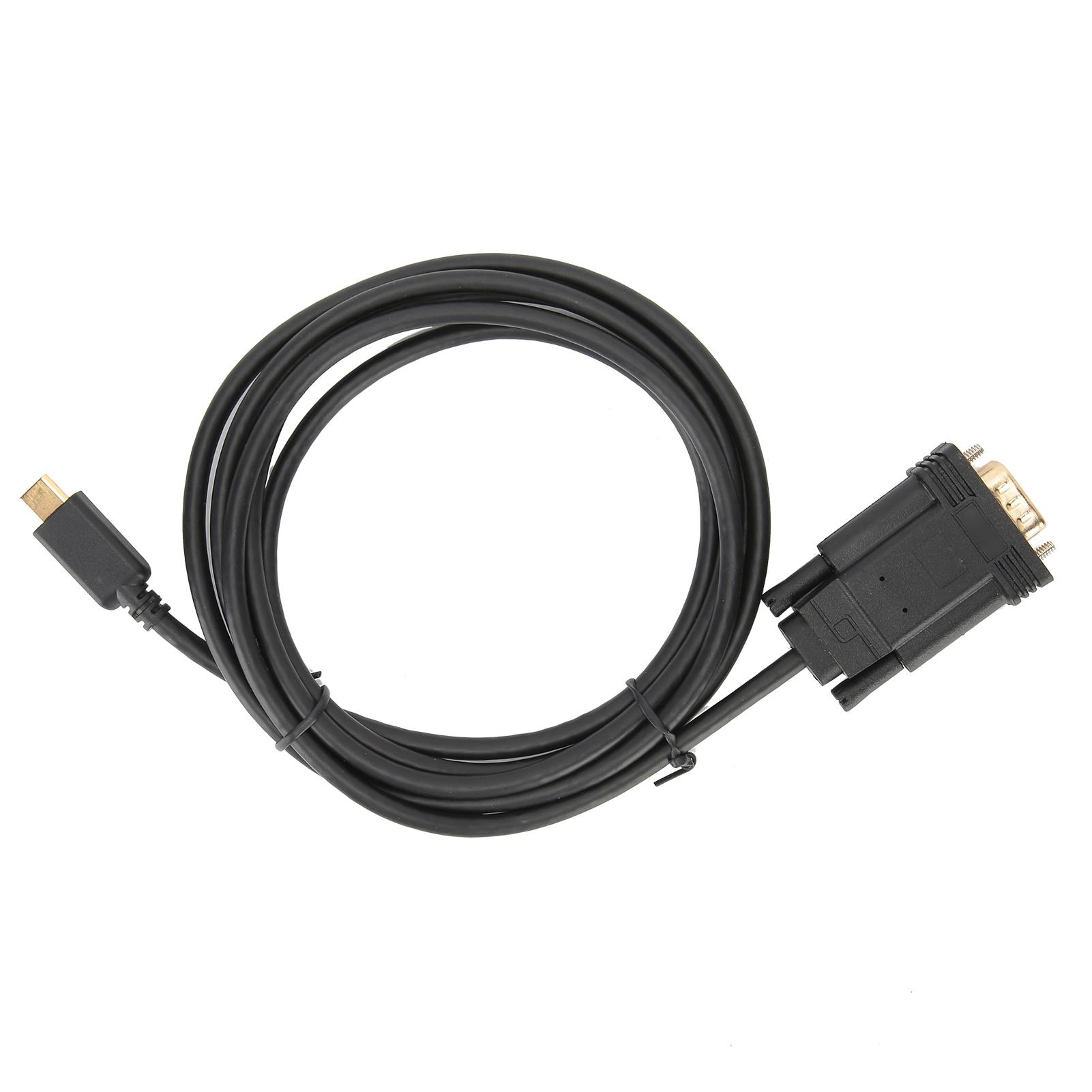 

A0105 USB 3.1 TypeC - VGA Male адаптер кабель-конвертер 1,8 м шнур компьютерный аксессуар черный