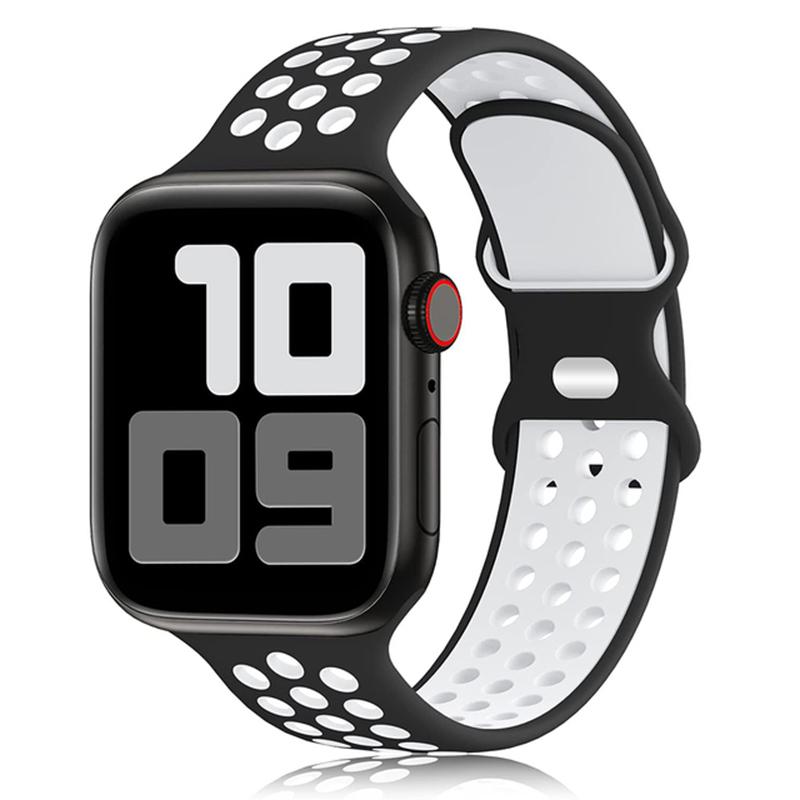 Silicone Strap for Apple Watch Band Ultra2 49mm Series 9 8 7 41mm 45 Mm 38mm 42mm Sport Bracelet iWatch 7 6 SE 5 4 3 44mm 40mm