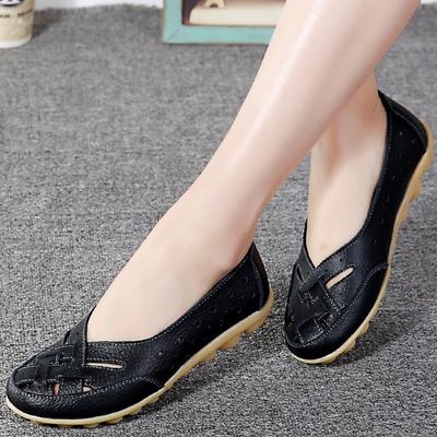 Fashion Women Flat Shoes 2024 New Breathable Leather Shoes For Women Loafers Soft Leather Flats Shoes Female Casual Zapatos Para Mujeres