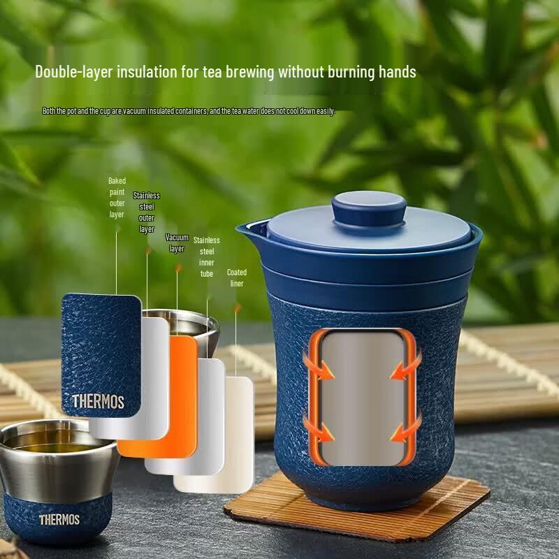 THERMOS Portable Insulated Travel Tea Set