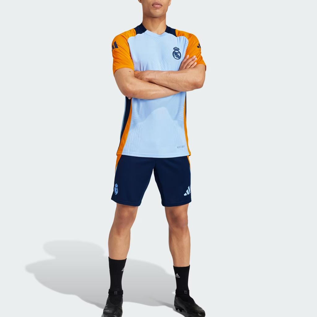 adidas Tiro 24 Pro Real Madrid Training Slim Fit Crew Neck Short Sleeve Football Shirt Men Tops IT5143