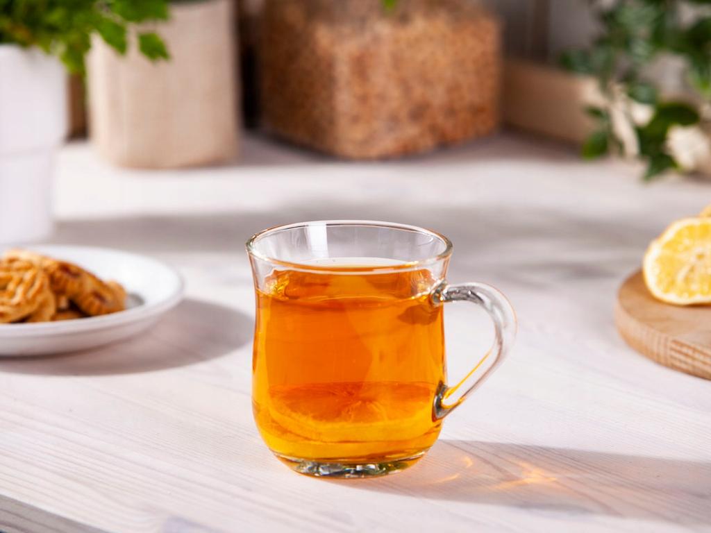 Glass mug for tea and coffee 330 ml Dublin