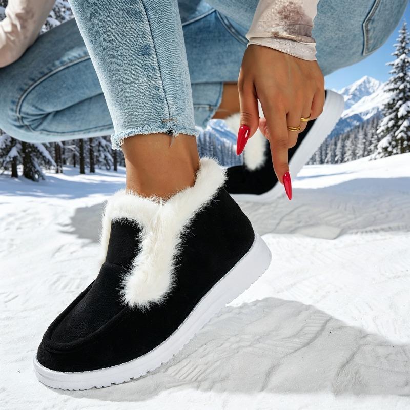 Women's Winter Warm Slip-On Shoes Outdoor Soft Comfortable Casual Shoes