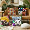 Band The Fferals Cool Cushion Cover Pillow Case Plush Fabric Soft Double Sided Print Sofa Cushion Cover Throw Pillow Covers