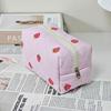 Large Capacity Little Bear Print Makeup Bag – Portable Girlish Polyester Toiletry Storage