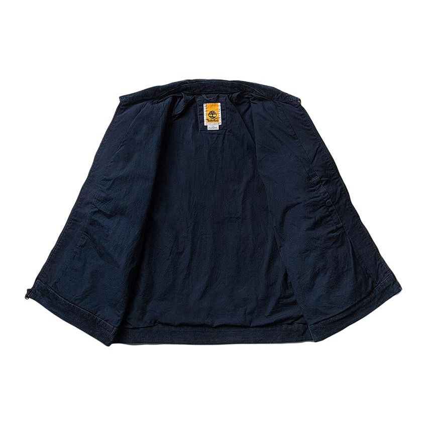 Timberland Solid Color Outdoor Casual Work Jacket Men Jacket Deep-Sapphire-Blue A4245-433