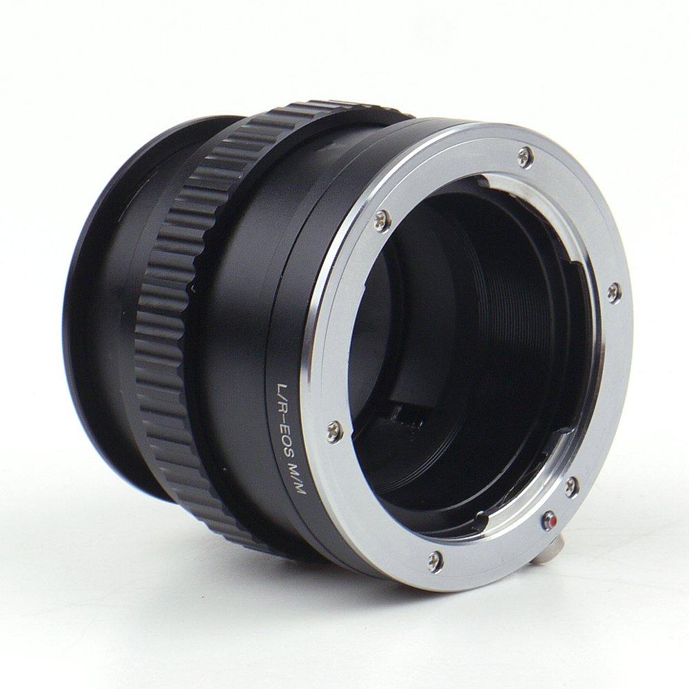 Pixco Mount Adapter with Helicoid Leica R Lens Compatible with Canon EOS M Camera EOS (Bashpo) - "Leica R-Canon M"