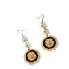 1 Pair of Maze Shaped Earrings, Lion Head Pendant, Retro Style, Niche Design