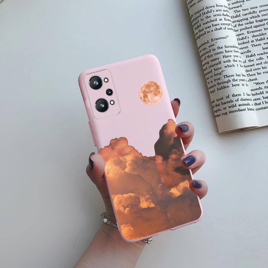 For Realme GT Neo 3T Case Realme GT Neo 2 GT2 Cover Rainbow Flower Soft Silicone Protective Phone Bumper Realme GT Neo 3T 2 Case