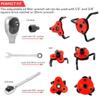 Auto Oil Three-claw Filter Wrench Oil Compartment Disassembly and Assembly Adjustable Disassembly Anti-skid Oil Filter Tool