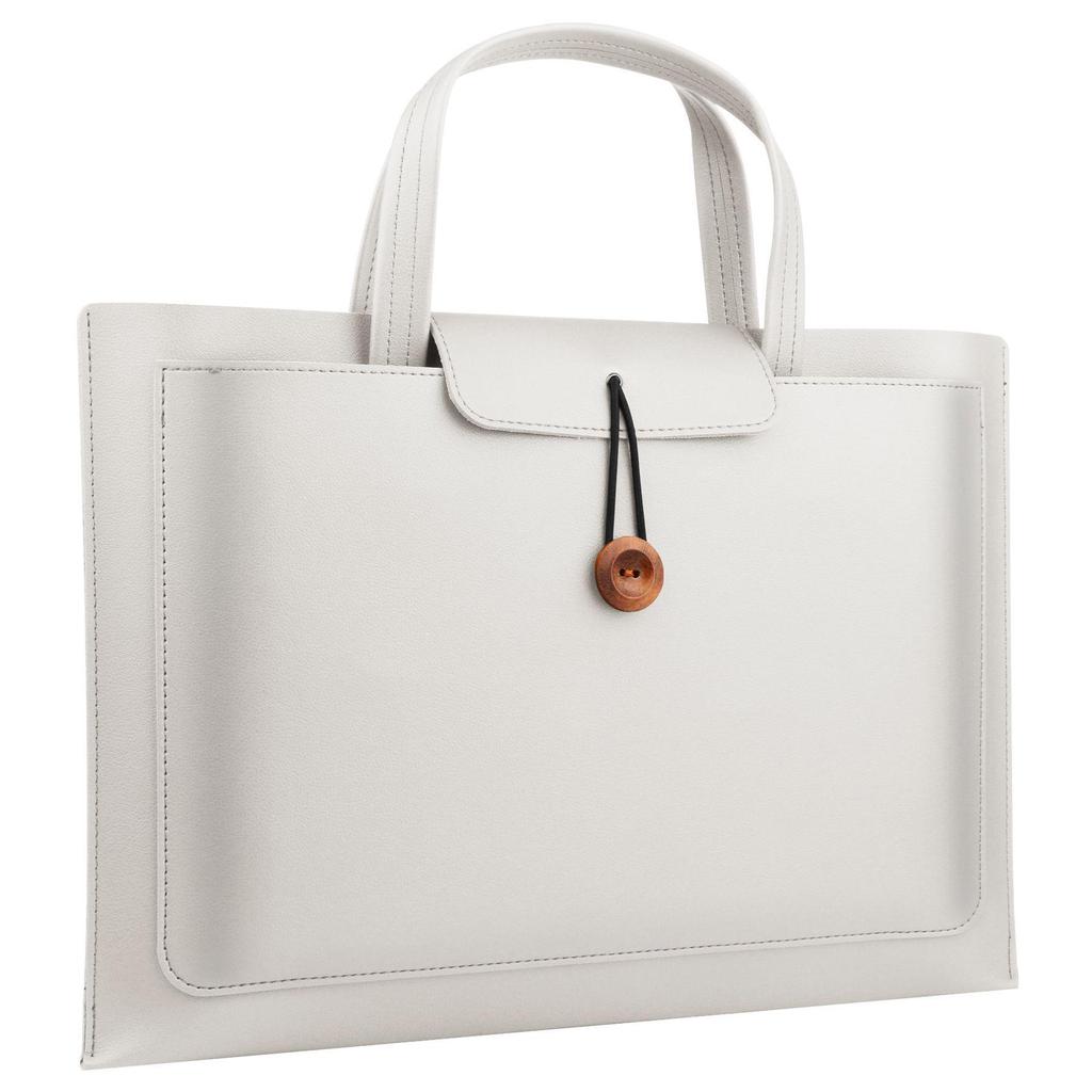 14-Inch Laptop Handbag for Men & Women - Large Capacity Business Briefcase & Gift Bag