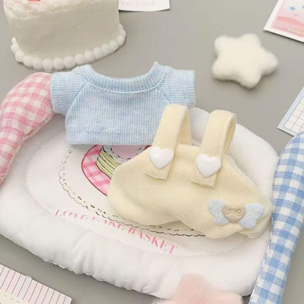 Cute Style 10cm Cotton Doll Clothes Dress-up 10cm Doll Clothes Cotton Doll's Clothes Set  Kids Gift
