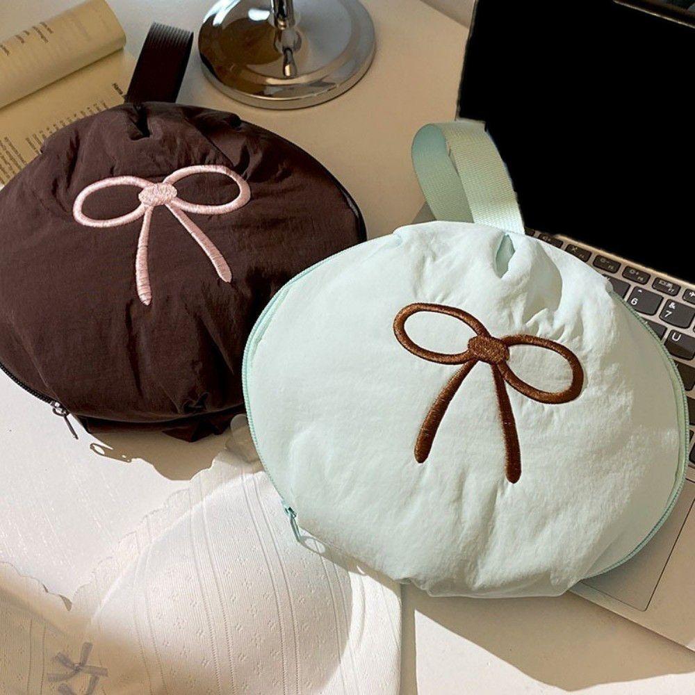Korean Style Lingerie Pouch Bowknot Design Socks Sorting Bag Bra Sock Organizer Business Trip