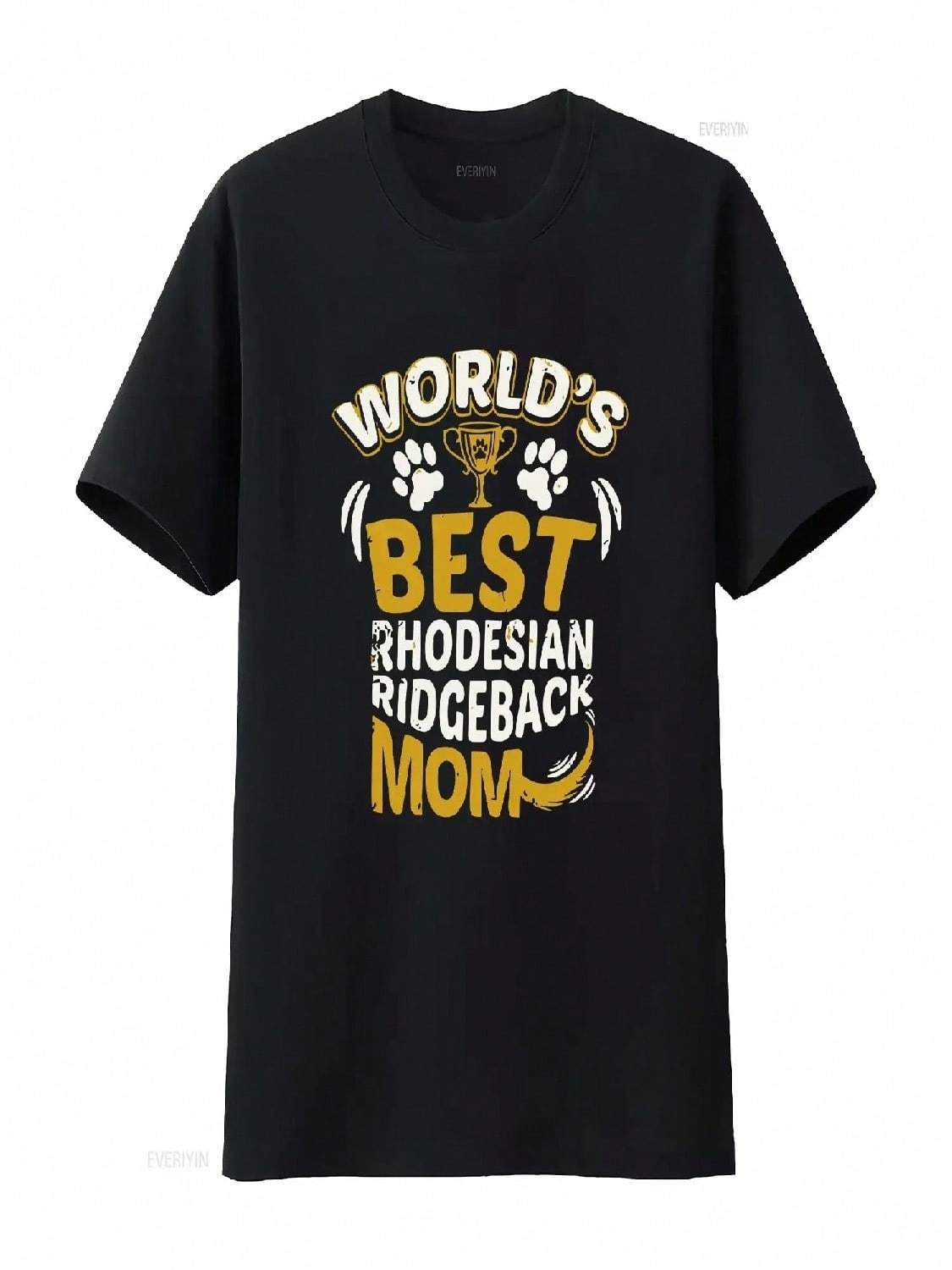 World s Best Rhodesian Ridgeback Mom Dog Owner T Shirt By Really Awesome Vintage Washed Slightly Versatile Breathable S разноцветный