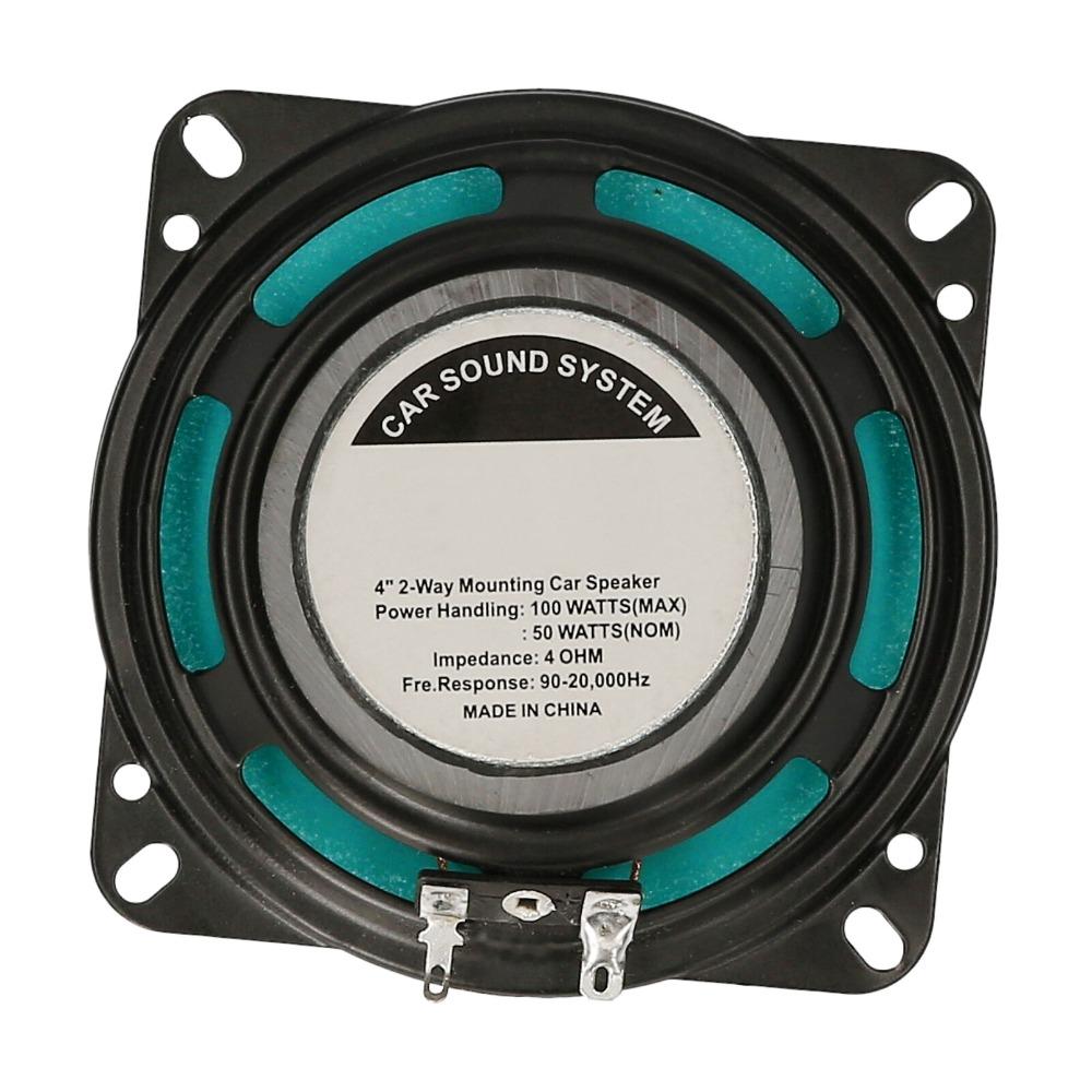 100W Vehicle Door Speaker 2-Way Car Audio Speaker Universal Car Coaxial Speaker Auto Audio System