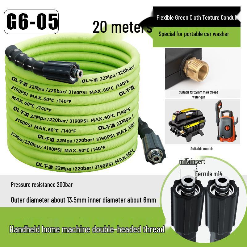 Qianling High-Pressure Explosion-Proof Steel Wire Car Washer Hose