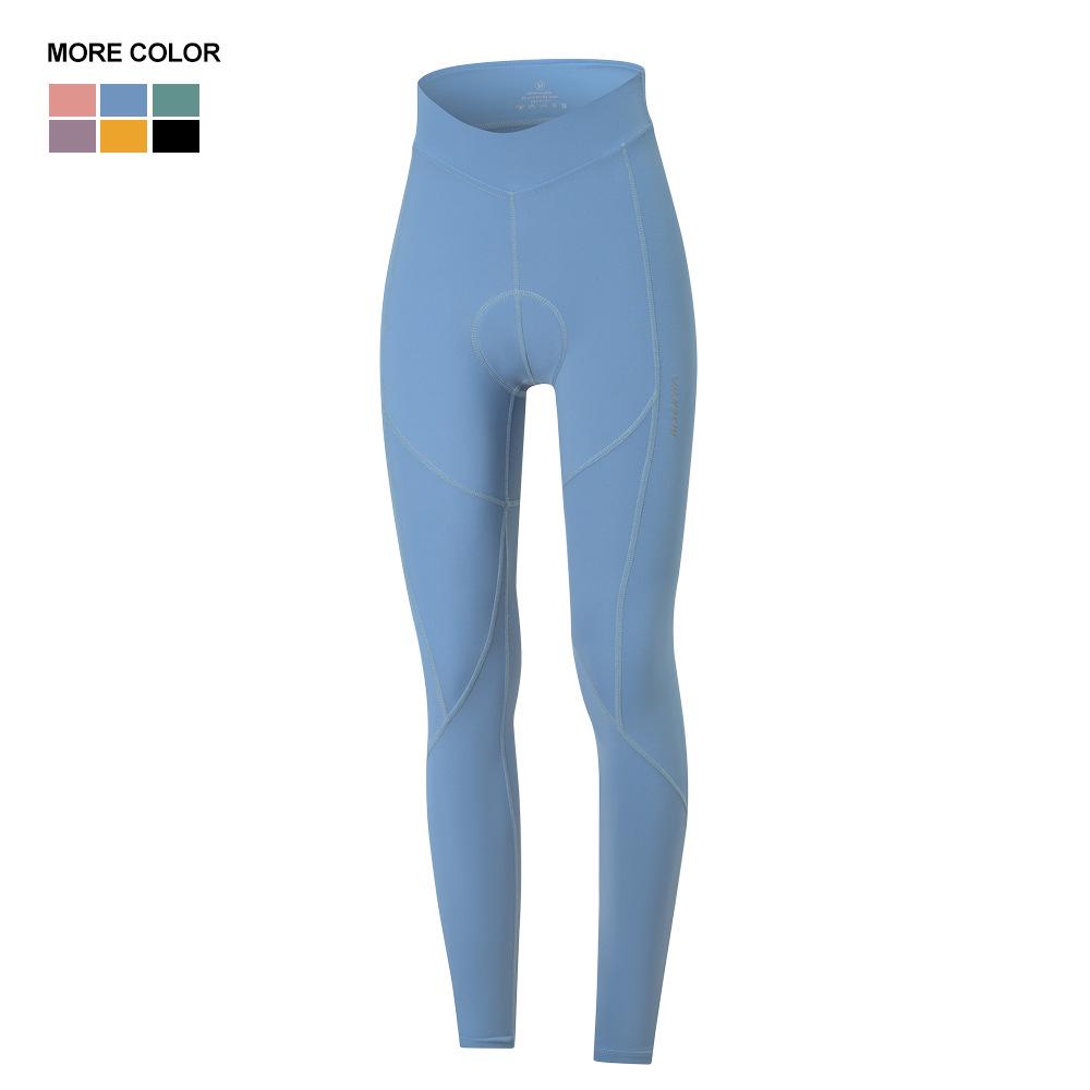 Hiserwa Women's High-Waist Cycling Pants - Hip-Lifting, Breathable, Quick-Dry, Elastic, Mid-Short Distance