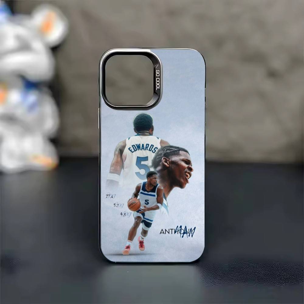 A-Anthony E-Edwards Antman 5 Phone Case For iPhone 17,16,15,14,13,12,11,Pro Max,Plus Candy Silver Cover iPhone14Pro