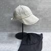 25 Cotton And Linen Small Fresh And Elegant Fisherman'S Hat Children Summer Breathable Ponytail Hole Sunscreen Cap Light And Thin