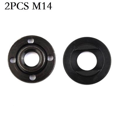 Sada náhradních přírubových matic pro úhlovou brusku M14 Pro vřeteno se závitem 14 mm Úhlová bruska Kovová přítlačná deska Příslušenství k elektrickému nářadí