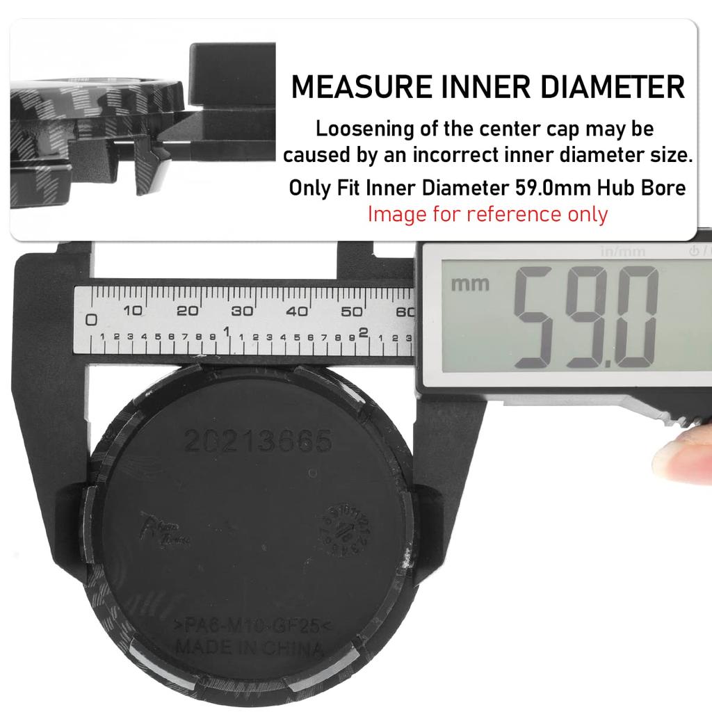 Wheel Center Cap 65mm 59mm 4pcs Carbon Wheel Cover Center Cover