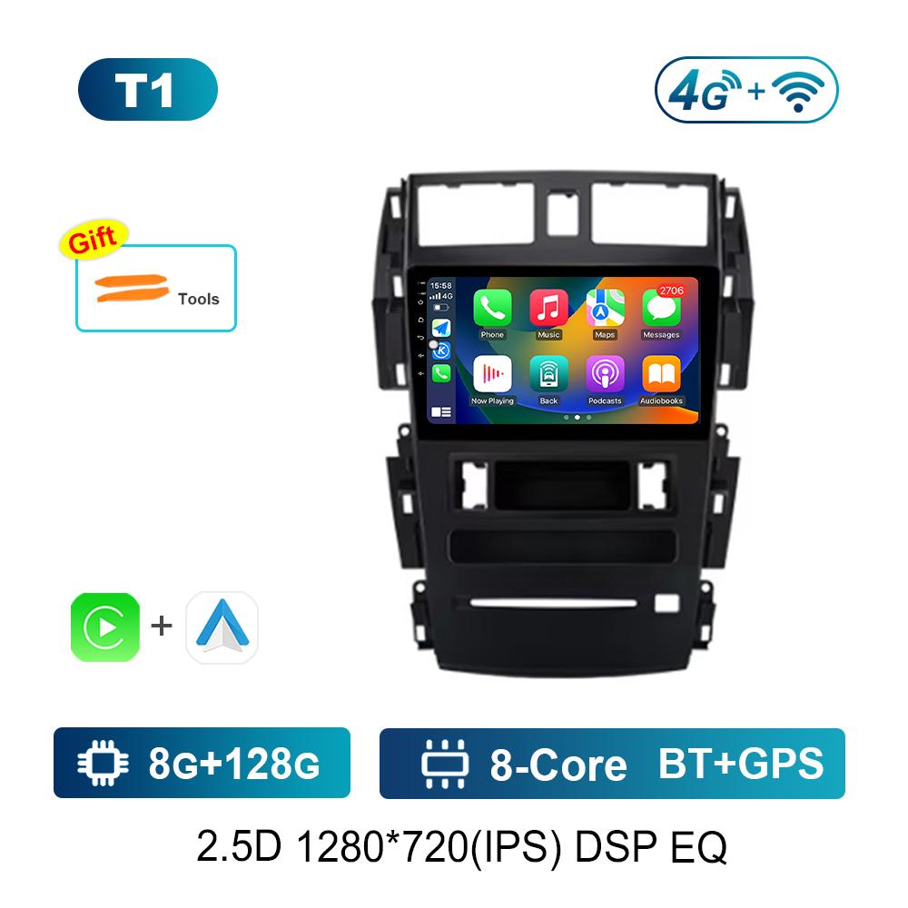 9'' Car Radio Multimedia Player Android System 4G for Nissan Teana J31 2004 - 2007 Carplay GPS Navi WiFi HD Screen DSP Stereo