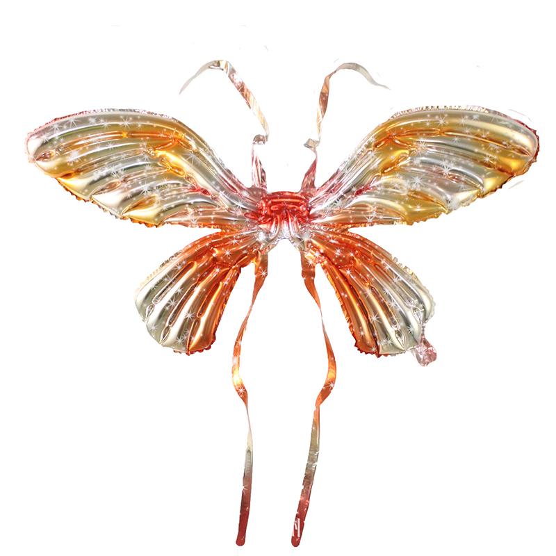 100cm×74cm Colorful Butterfly Wing Balloon For Children's And Boys' Happy Birthday Decoration Theme Party Aluminum Foil Balloons