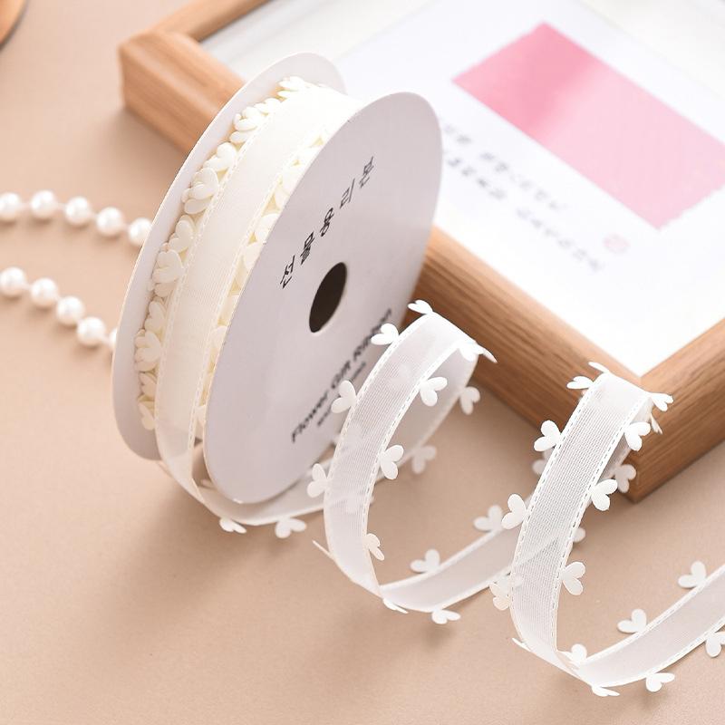 

2.5cm Wide Double-Sided Durable Ribbon Premium Colorful Soft Heart Romantic Accessory Exquisite DIY Lightweight 20 Yard 2.5cm*20yards