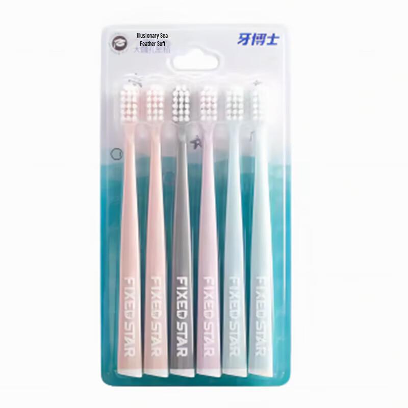 Dr. Dental Soft Bristle Toothbrush 6-Pack