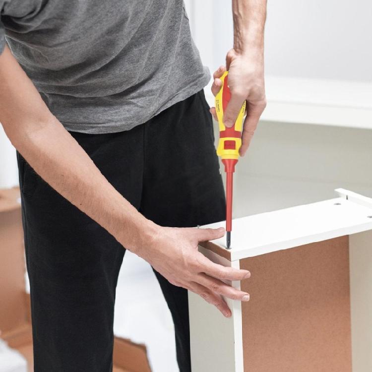 Set di cacciaviti isolati per elettricista 1000V, Set di 13 cacciaviti professionali con impugnatura ammortizzata, Strumento per riparazioni domestiche