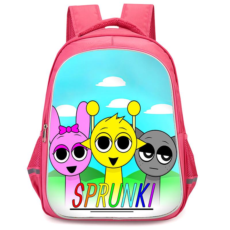 Rhythm Box Sprunki Hra Anime Batoh Studentský Školní Taška Počítačová Taška