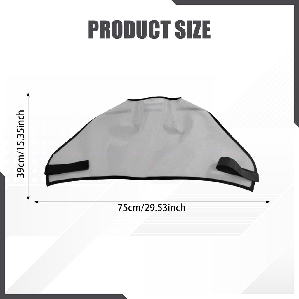 Horse Fly Mask Without Ears Face Cover Guard Mesh Eye Mask Comfortable Lightweight Sun Protection for Equestrian Stable COB