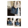 Casual Large-capacity Denim Tote Bag Versatile Shoulder Bag