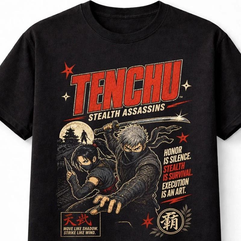 Tenchu Stealth Assassins Ninja Retro Game TShirt Classic Unisex TShirt S