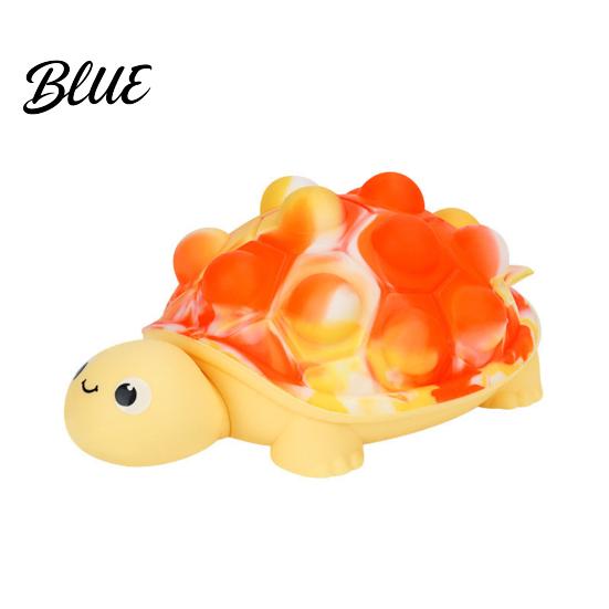 Turtle Fidget Toy Bubble Shell Stress Ball Silicone Relieving Tortoise Squeeze Sensory Animal Shape Hand Therapy Exercise