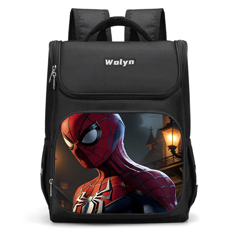 Lightweight Spiderman Girls Backpack With Large Storage For Use Educational