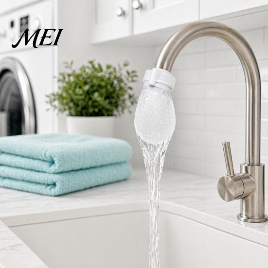 Couvercle de Crépine de Robinet 200 Pièces Sac en Coton Filtre pour Robinet avec Sangles, Eau pour Évier de Cuisine, Élimination de la Rouille, Sédiments et Saleté