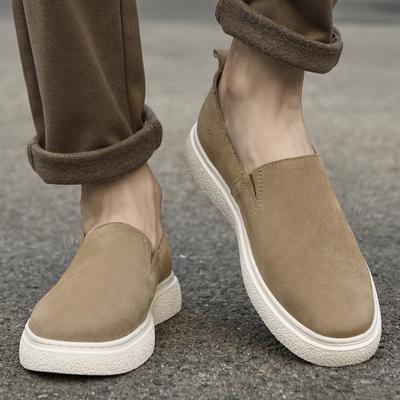 Fashion Leather Shoes Fashion Mens Sneakers Soft and Comfortable Bottom Shoes Men's Loafers Footwear Classic Business Male Casual Shoes
