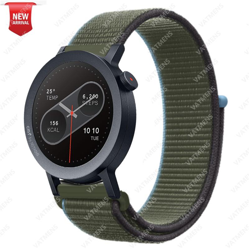 Řemínek pro chytré hodinky CMF Watch Pro 2 Náhradní náramek Nylonový sportovní smyčkový řemínek Correa pro CMF Watch Pro 2