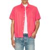 Polo Ralph Lauren Solid Color Single-Breasted Short Sleeve Shirt Men Shirts Light-Red 710965795-002