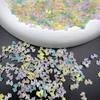 50pcs Transparent Bow Nail Art Parts Charms Bulk Shiny Mini Resin Ribbon Nail Rhinestones DIY Summer Nail Art Decor Accessories