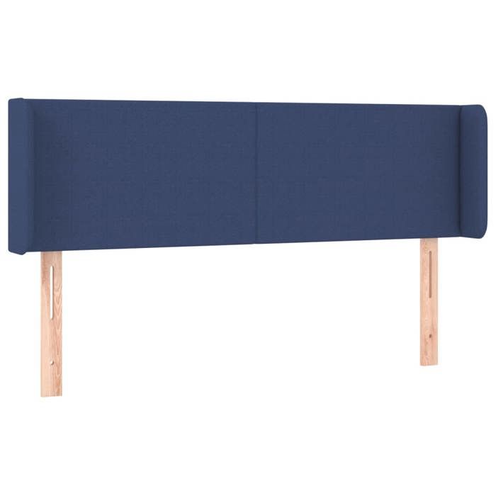 VidaXL Tête de Lit à LED Meuble de Chambre à Coucher Accessoire de Lit Double Tête de Cadre de Lit Intérieur Bleu 3122960