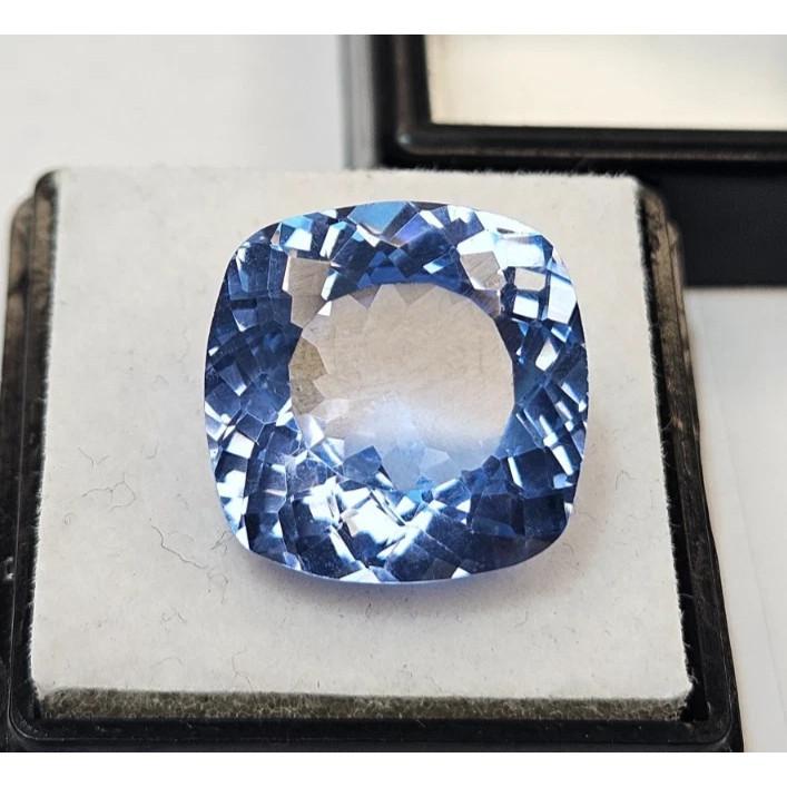15-16 Ct Sapphire Blue Cushion Cut Top Quality Certified Loose Gemstone