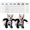 Halloween Costumes For Dogs Glow In The Dark Skull Spooky Costume Dog Clothes Pet Clothes Novelty Funny Halloween Pet Costumes