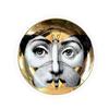 Tavă Decorativă Ceramică de Agățat pe Perete cu Design Artă Facială Depozitare Bijuterii Decor Acasă Formă Rotundă