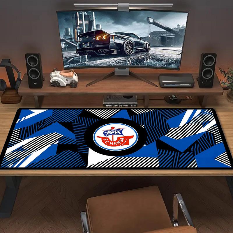 Hansa FC Mousepad Colorato Grande Cuscino per Tavolo da Gioco Antiscivolo per Laptop Tablet Mousepad Grande Tappetino XXL Mini PC Tappetino da Gioco Con Bordo Lock