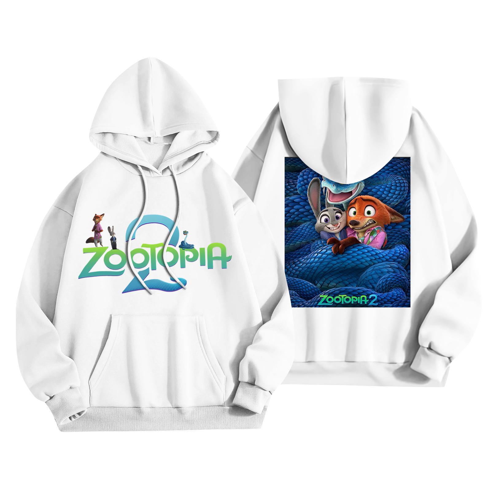 

Children s Fashionable Casual Long-Sleeved Cartoon Print Hooded Sweatshirt 160